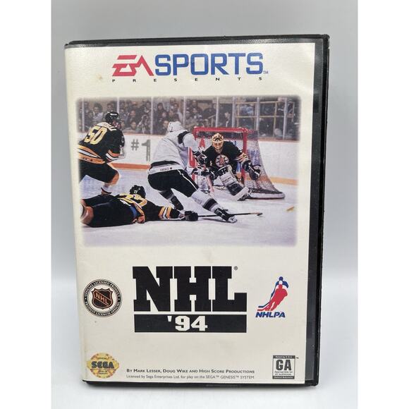 NHL Hockey '94 (Sega Genesis, 1993) Complete CIB - Picture 1 of 10